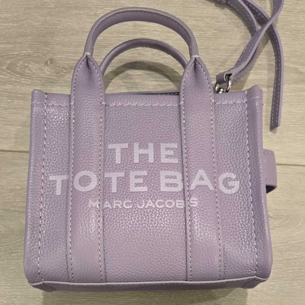 Marc Jacobs Lavender Mini Tote Bag